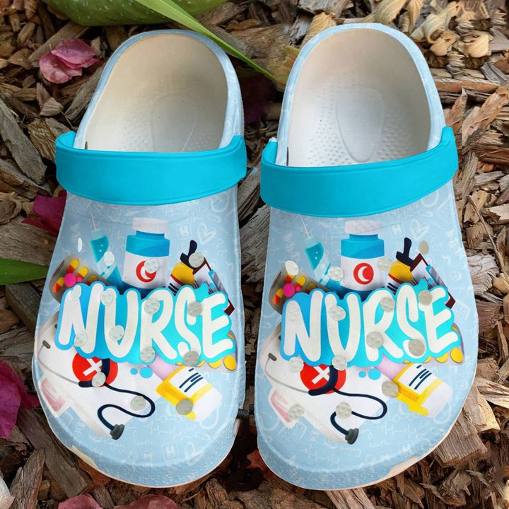 Nurse In Colors Crocs Clog Shoes - TeesGuide