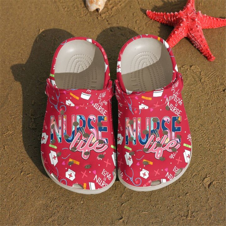 Nurse Love Life Crocs Clog Shoes