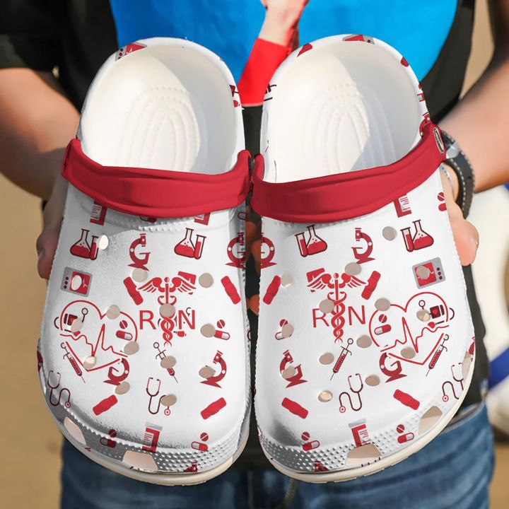 Nurse Love Crocs Clog Shoes