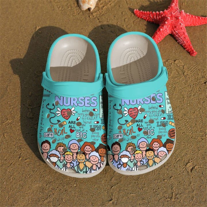 Nurse Nurses Quotes Crocs Clog Shoes