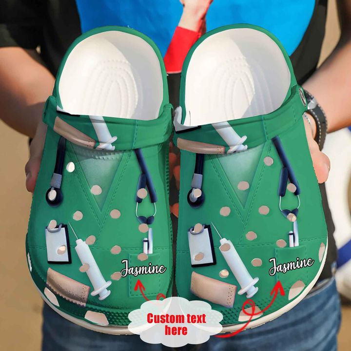 Nurse Personalized Pride Crocs Clog Shoes