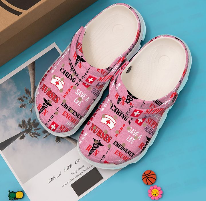 Nurse Rn Pride Crocs Clog Shoes