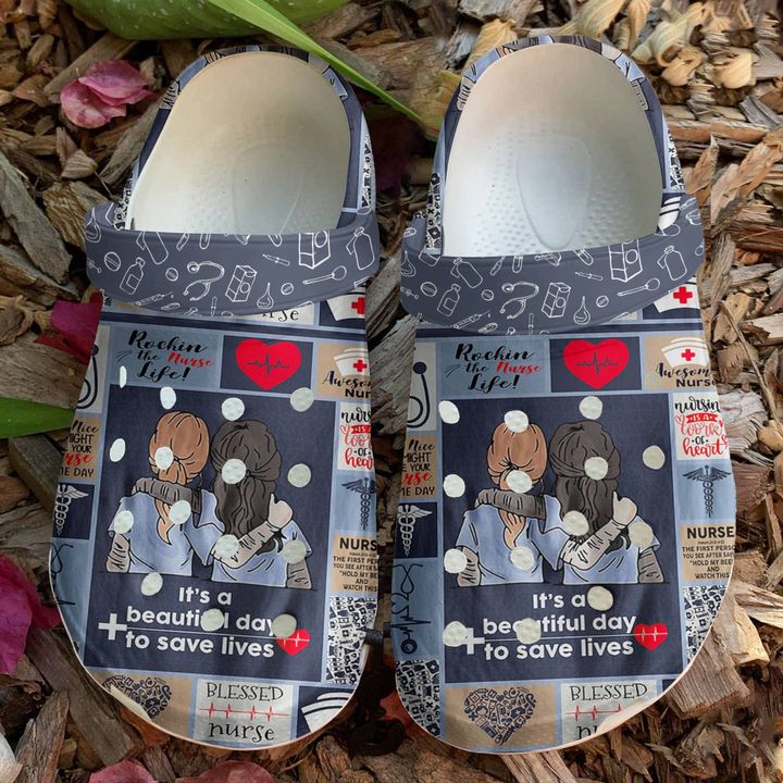 Nurse Save Lives Crocs Clog Shoes