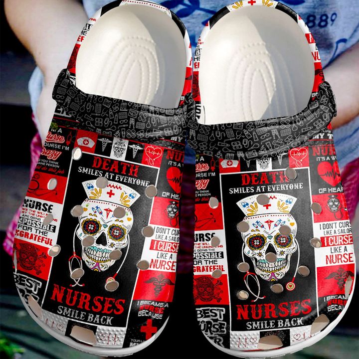 Nurse Smile Back Crocs Clog Shoes