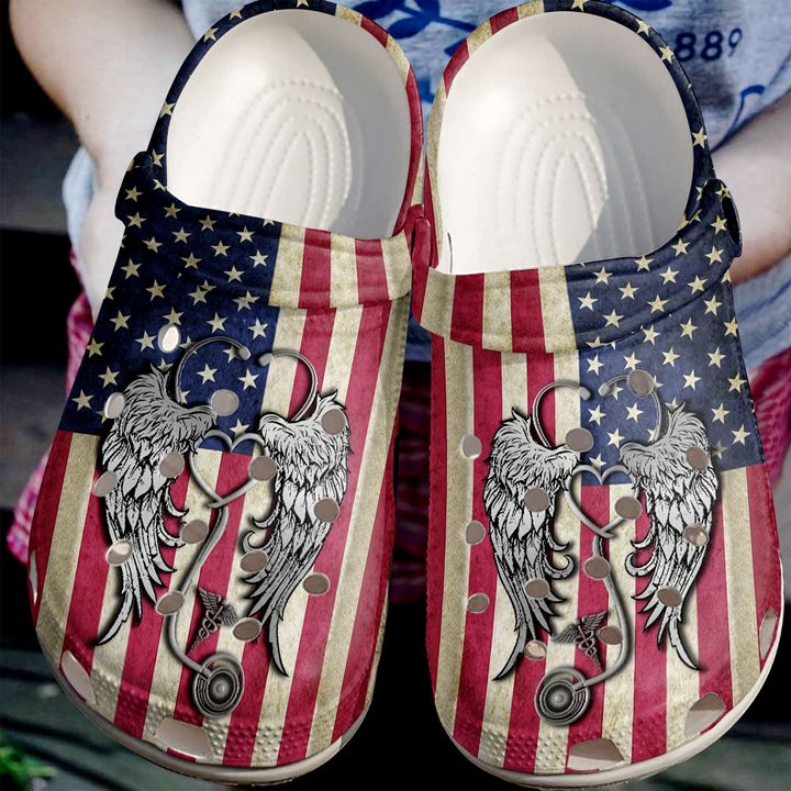 Nurse Symbol Crocs Clog Shoes