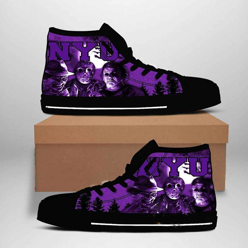Nyu Violets Ncaa High Top Shoes