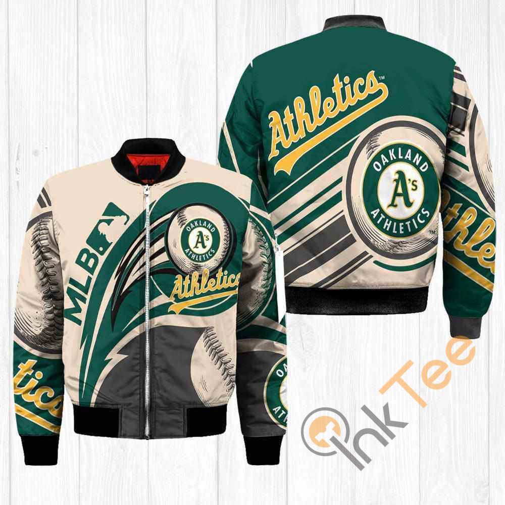 Oakland Athletics MLB Balls Apparel Best Christmas Gift For Fans Bomber Jacket