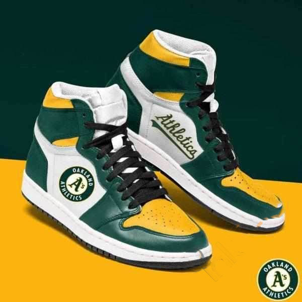 Oakland Athletics Mlb Baseball Custom Air Jordan Shoes