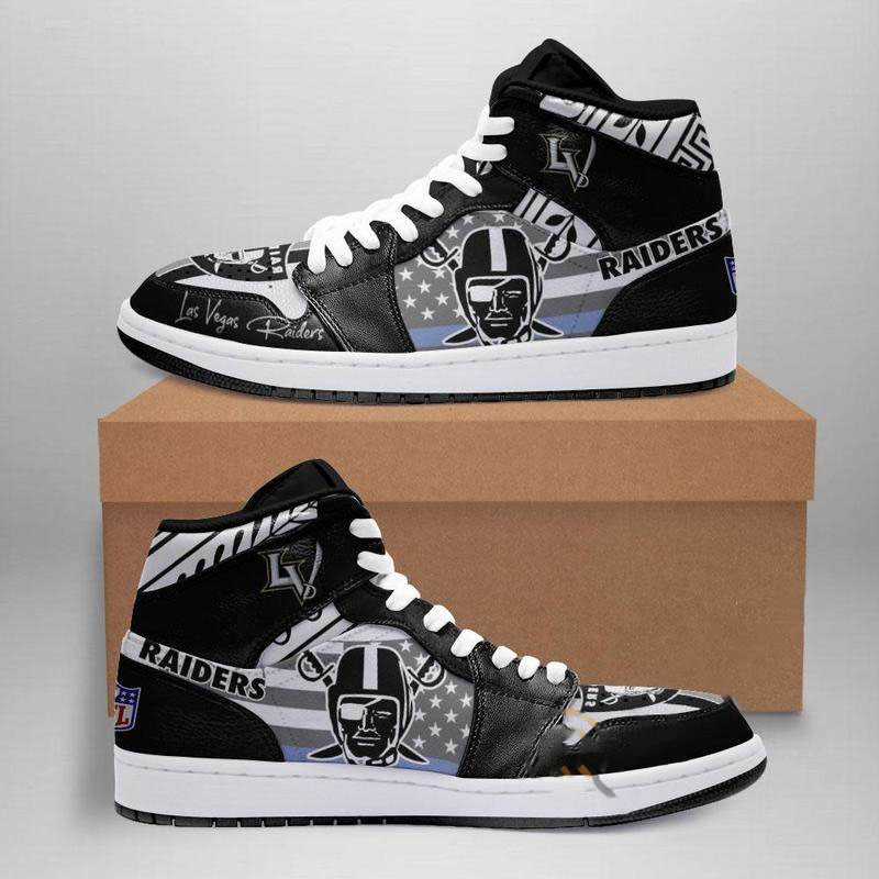 Oakland Raiders Custom Air Jordan Shoes