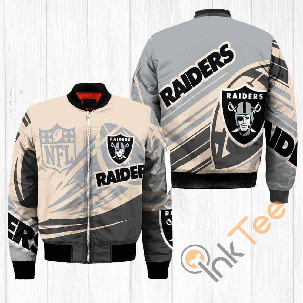 Oakland Raiders NFL Balls Apparel Best Christmas Gift For Fans Bomber Jacket