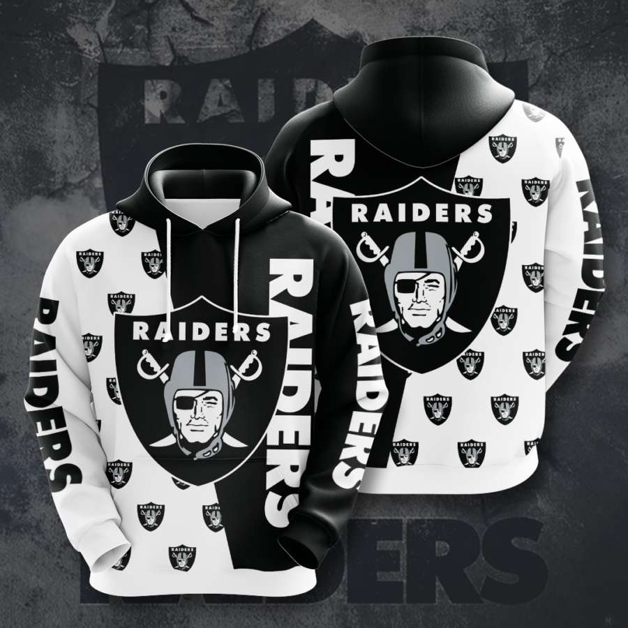 Oakland Raiders Custom Hoodie 3D