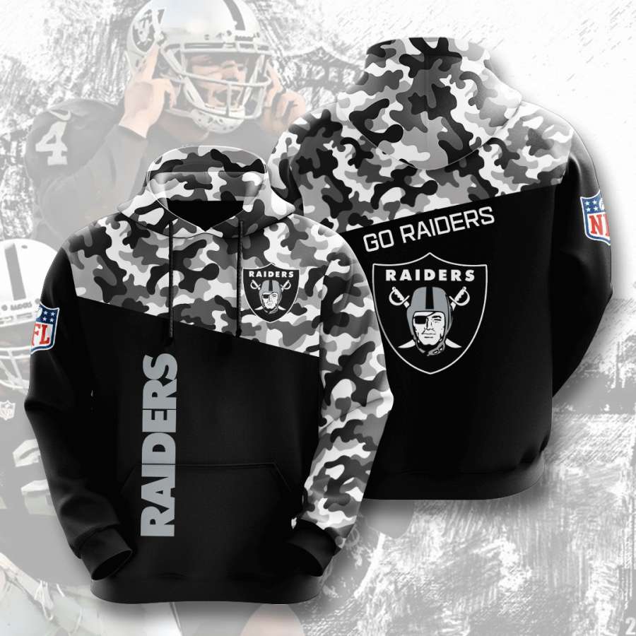 Oakland Raiders Custom Hoodie 3D