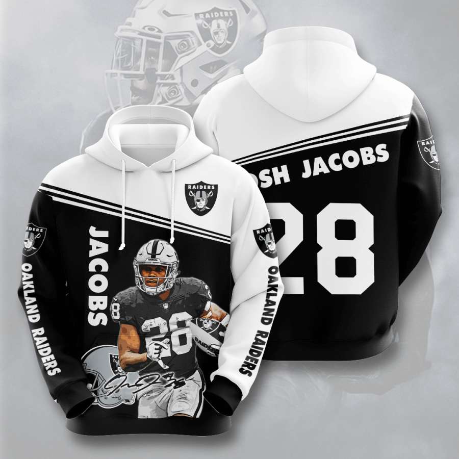 Oakland Raiders Custom Hoodie 3D