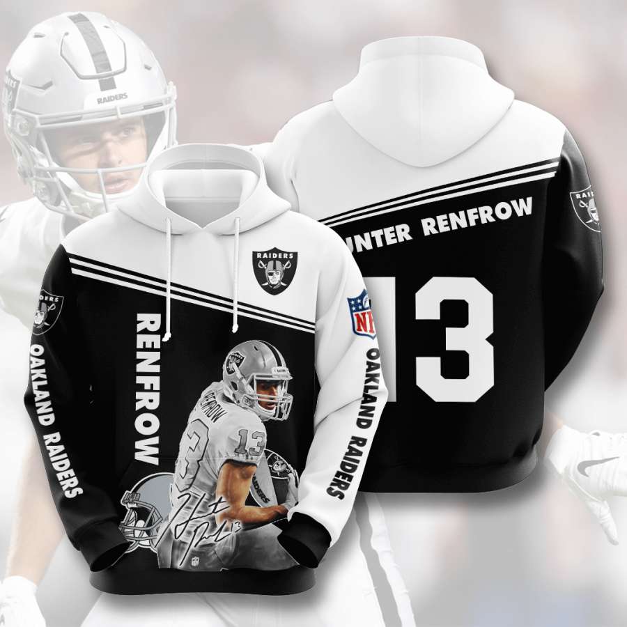 Oakland Raiders Custom Hoodie 3D