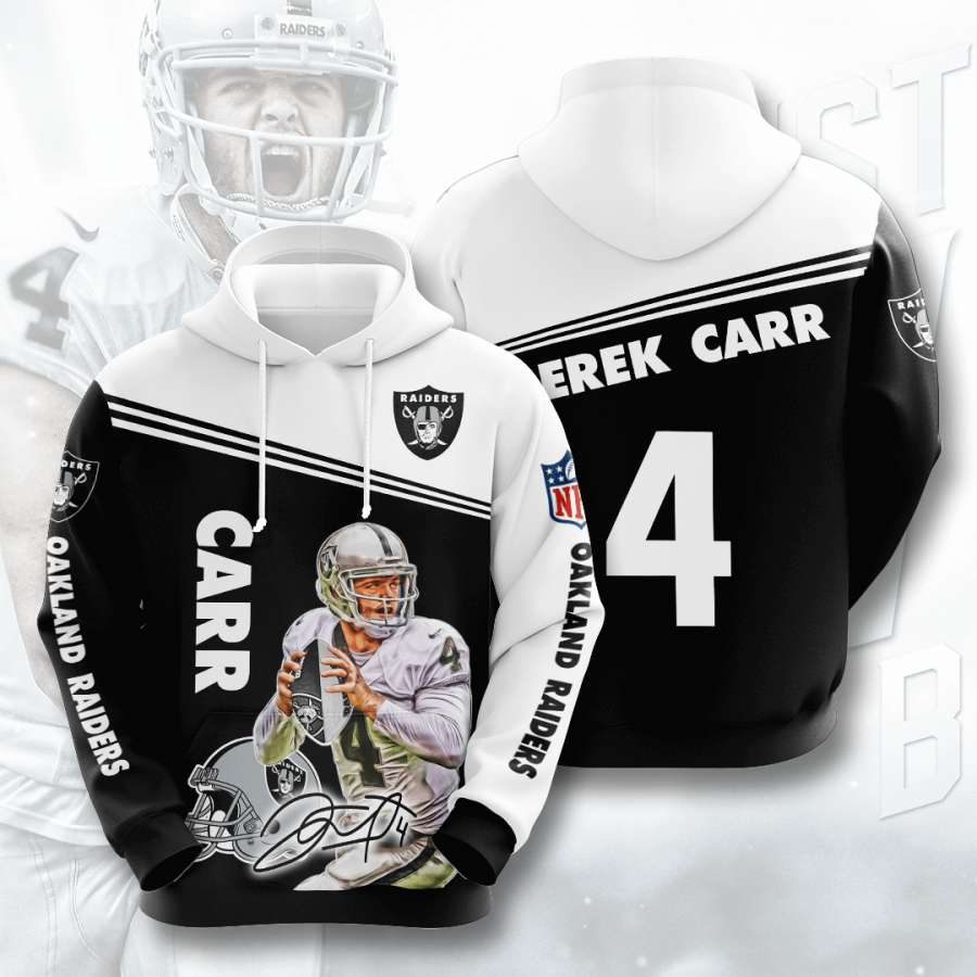 Oakland Raiders Custom Hoodie 3D