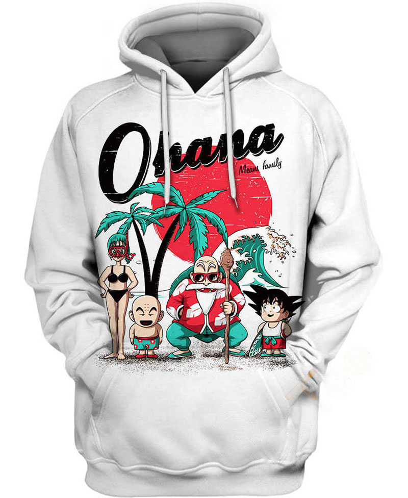 Ohana Dragon Ball Hoodie 3D