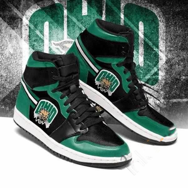 Ohio Bobcats Ncaa Custom Air Jordan Shoes