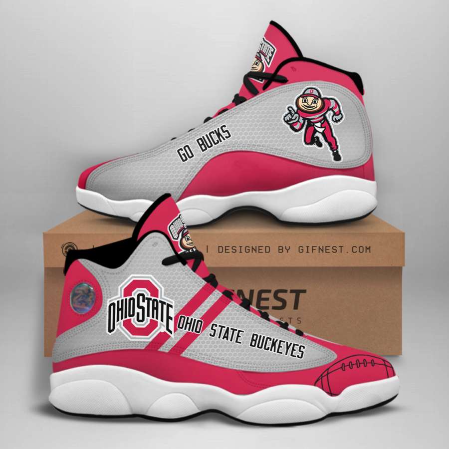 Ohio State Buckeyes Custom Air Jordan Shoes