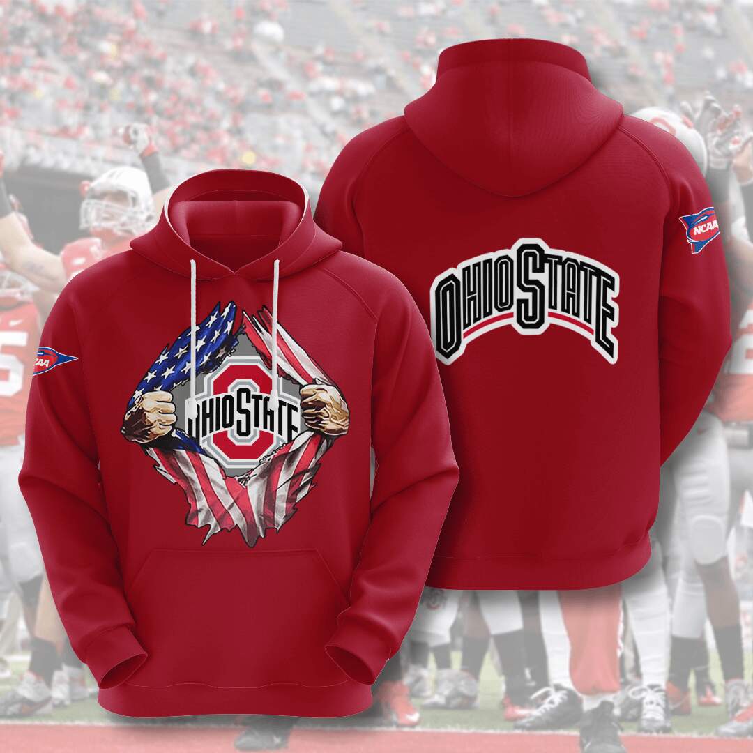 Ohio State Buckeyes Custom Hoodie 3D