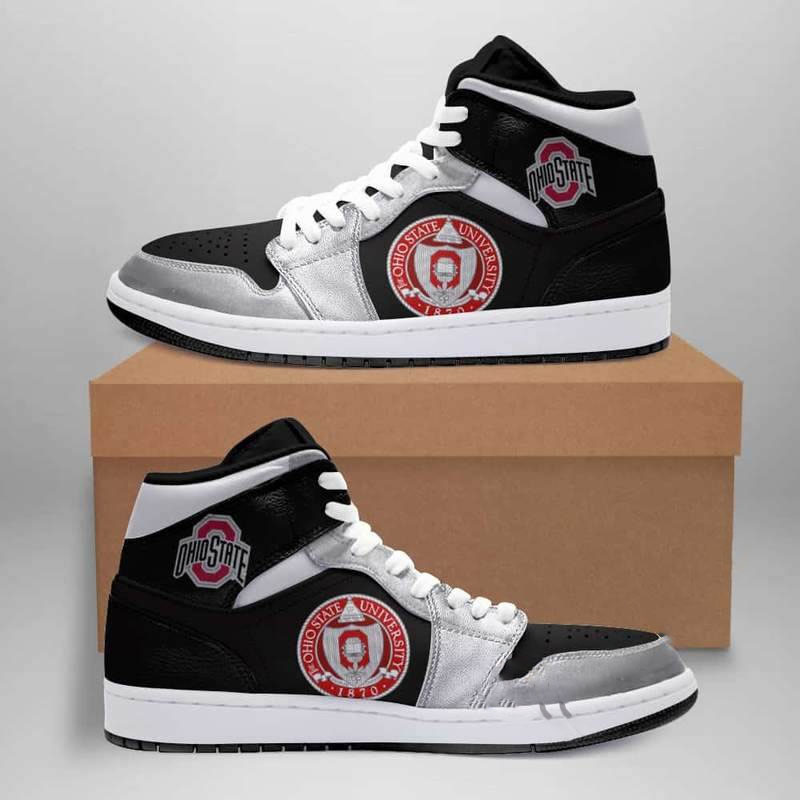 Ohio State Custom Air Jordan Shoes