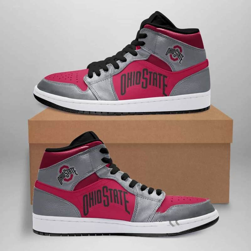 Ohio State Custom Air Jordan Shoes