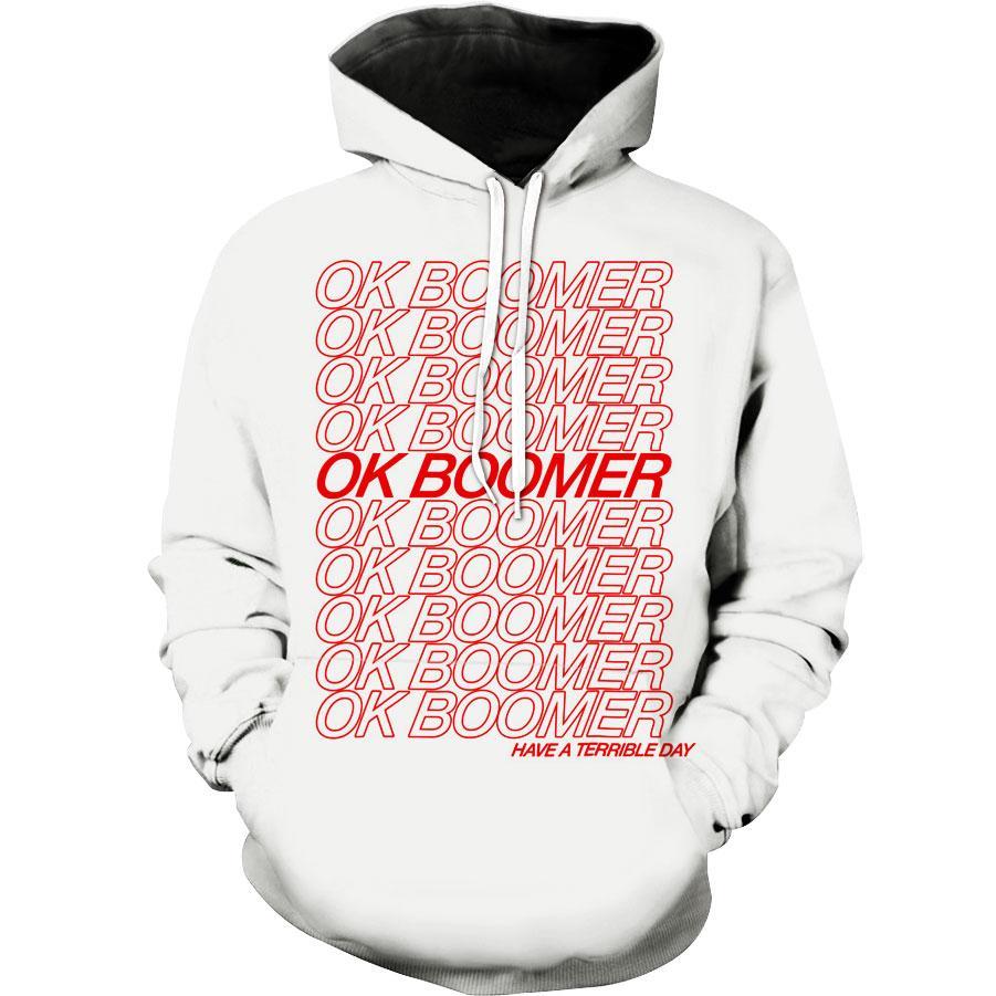 Ok Boomer Funny Hoodie 3D
