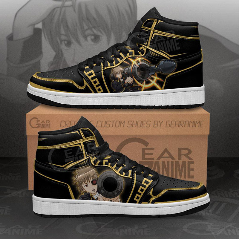Okita Sougo Sneakers Gintama Custom Anime Air Jordan Shoes