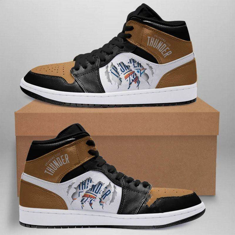 Oklahoma City Thunder Custom Air Jordan Shoes