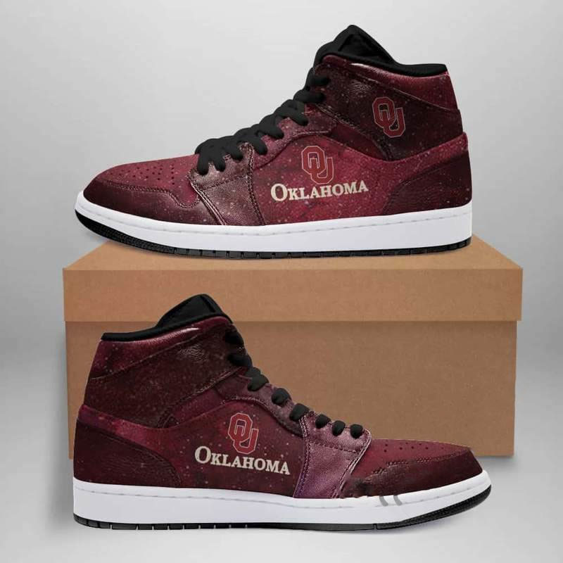 Oklahoma Sooners American Football Custom Air Jordan Shoes