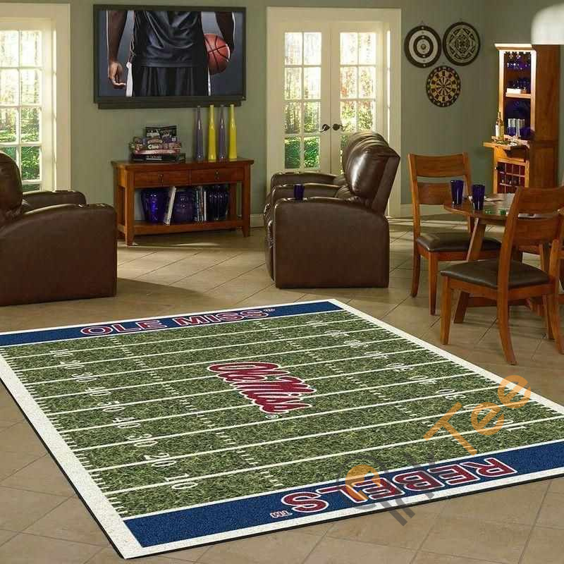 Ole Miss Rebels Home Field Area Rug