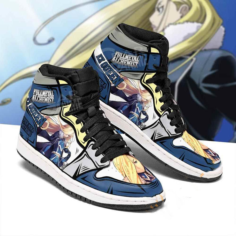 Olivier Armstrong Fullmetal Alchemist Sneakers Anime Air Jordan Shoes