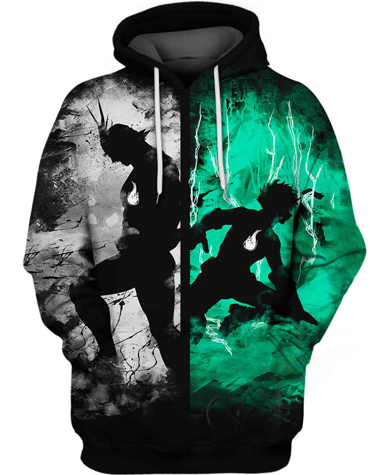 One For All Deku Hoodie 3D