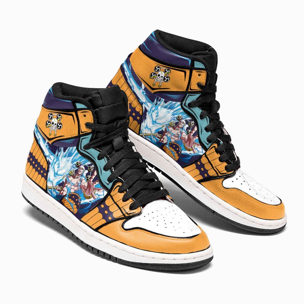 One Piece Enel Custom Anime Air Jordan Shoes