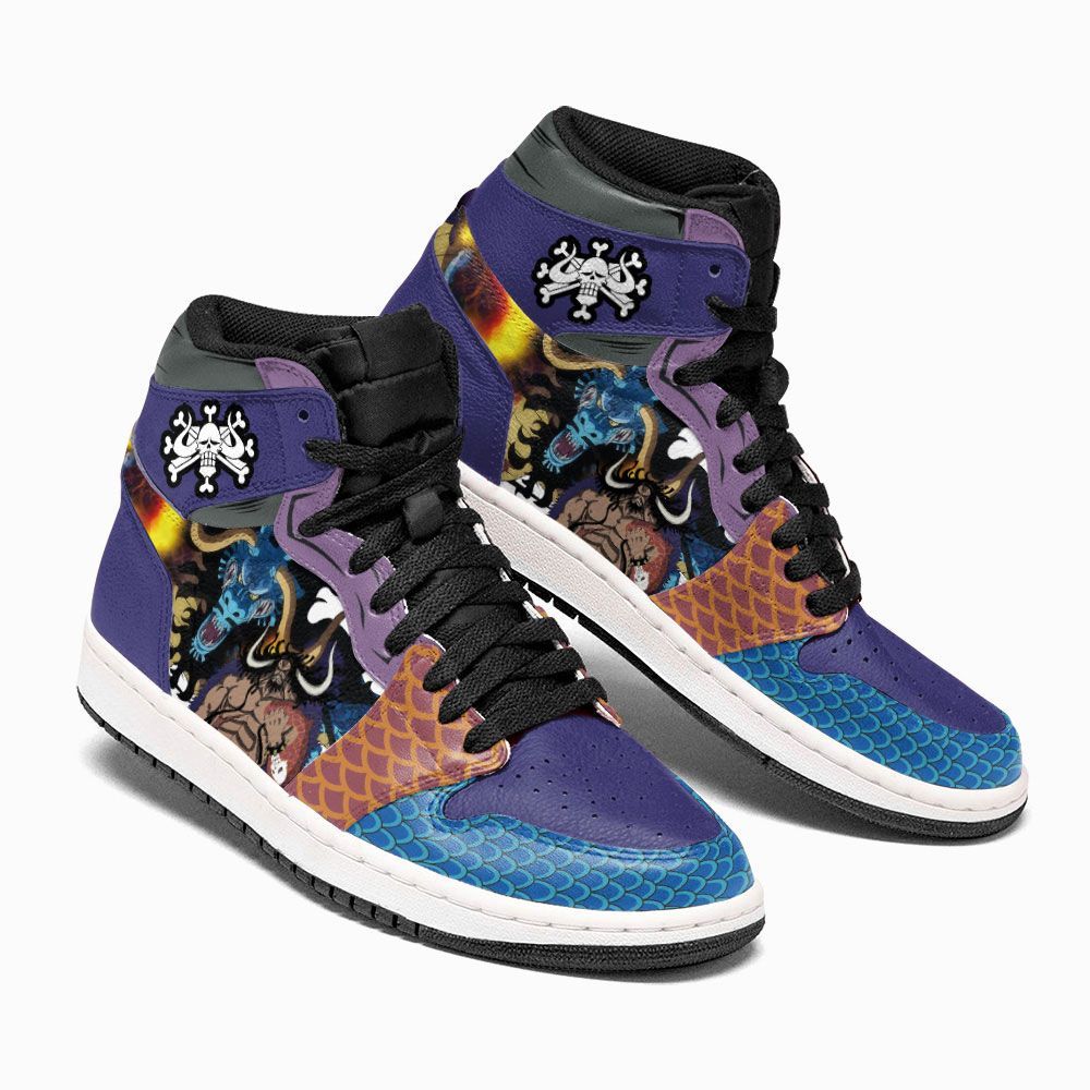 One Piece Kaido Custom Anime Air Jordan Shoes