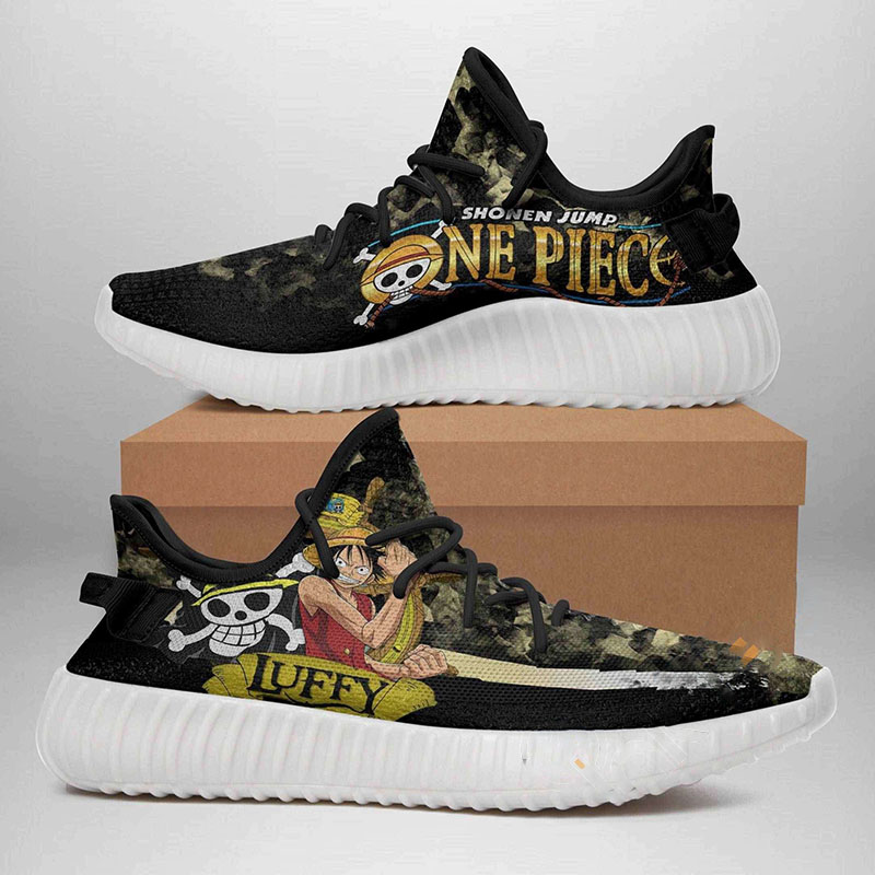 One Piece Luffy Yeezy Boost