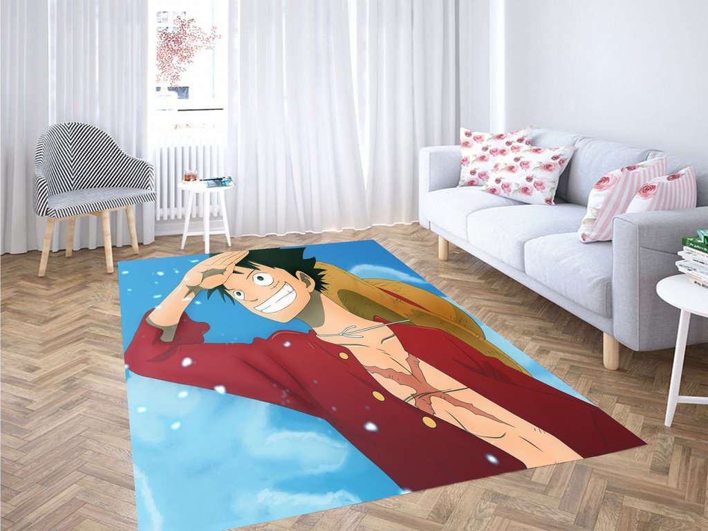 One Piece Wallpaper Living Room Modern Carpet Rug