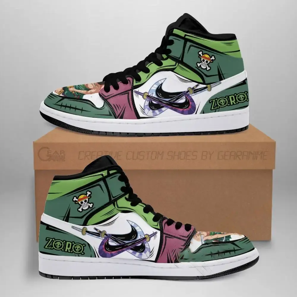 One Piece Zoro Three Swords Skill Anime Amazon Air Jordan Shoes