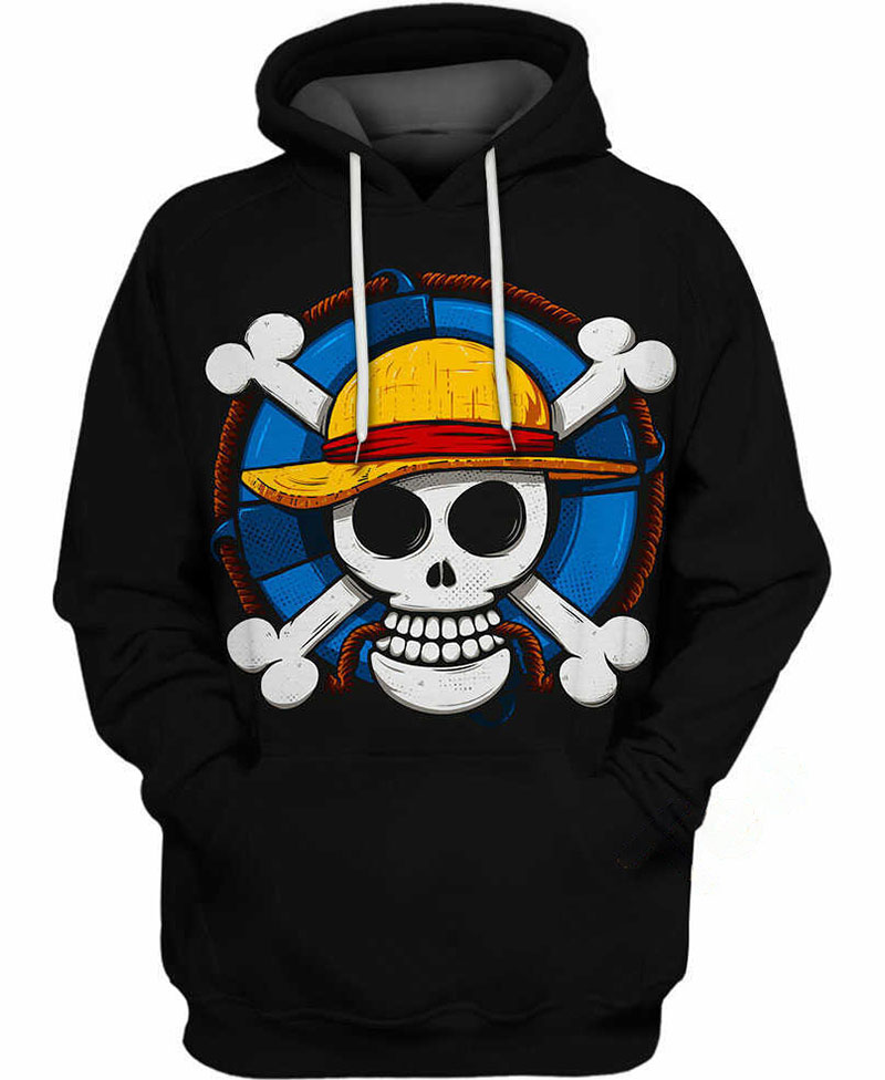 One Skull Hoodie 3D