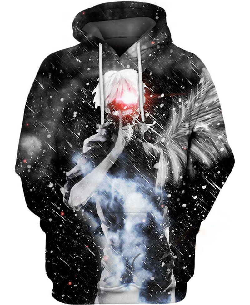 One-eyed King Ken Kaneki Hoodie 3D