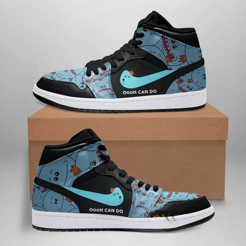 Oooh Can Do Mr Meeseeks Custom Air Jordan Shoes