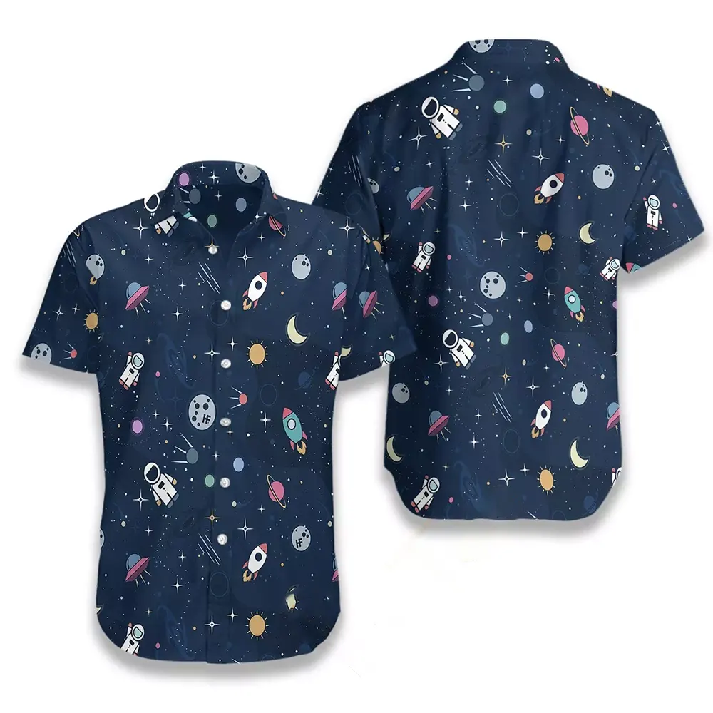 Outer Space Hawaiian shirts
