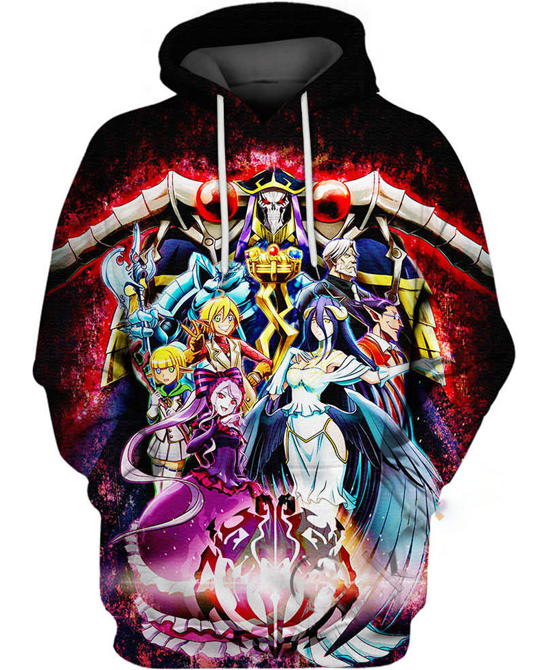 Overlord All Characters Hoodie 3D