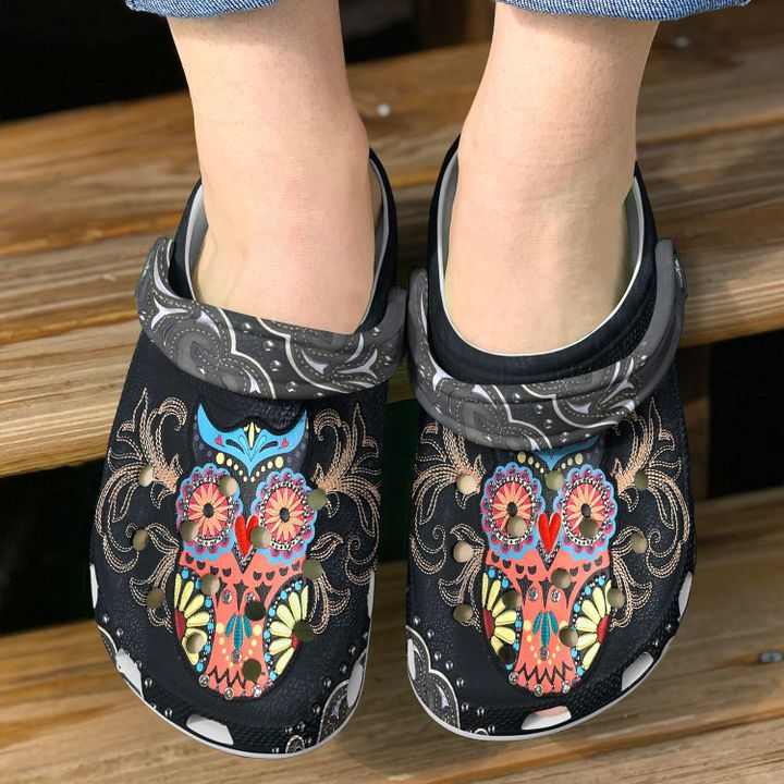 Owl Colorful Crocs Clog Shoes