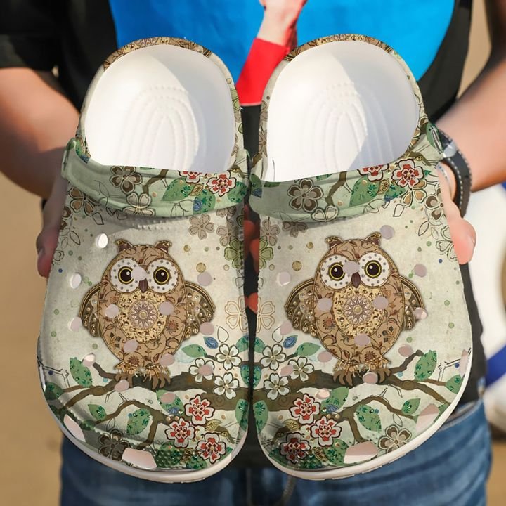 Owl Lovely Crocs Clog Shoes