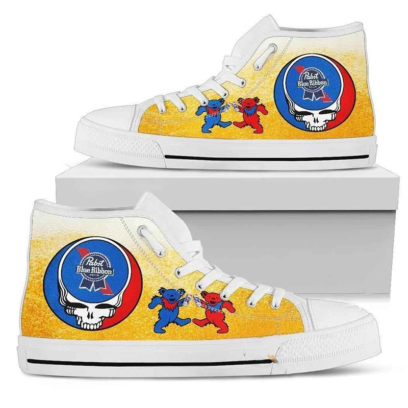 Pabst Blue Ribbon High Top Shoes