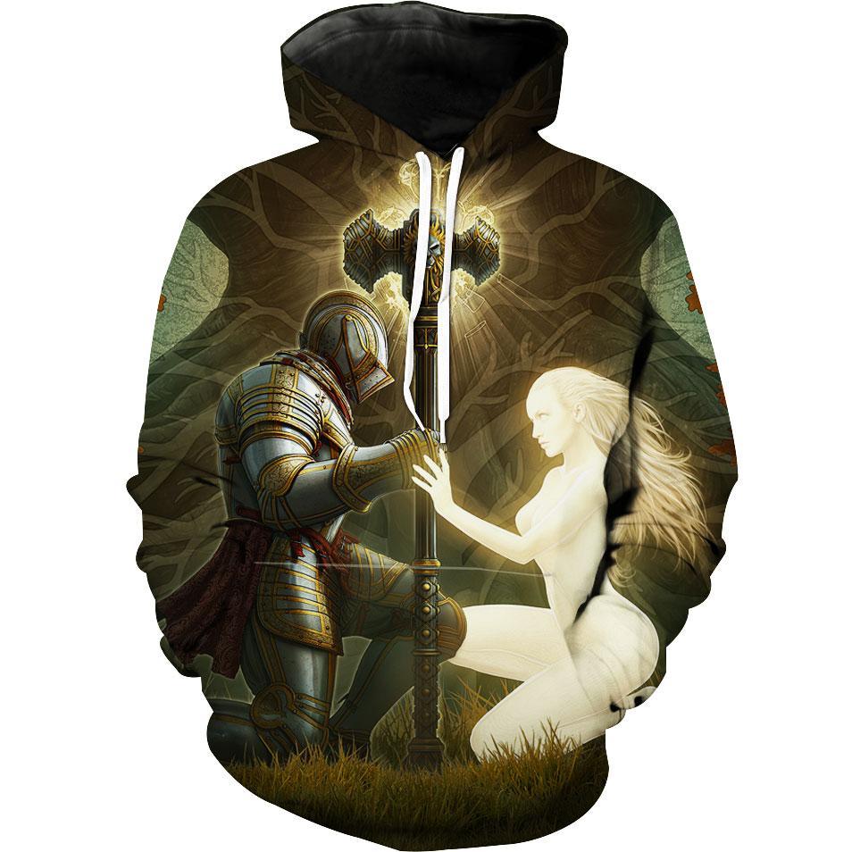 Paladin High Fantasys And Hoodie 3D