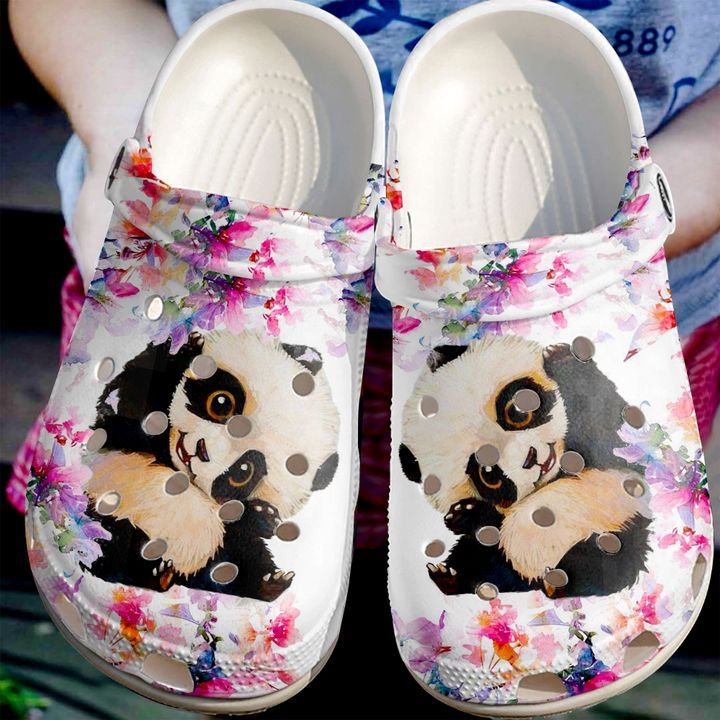 Panda Cute Crocs Clog Shoes