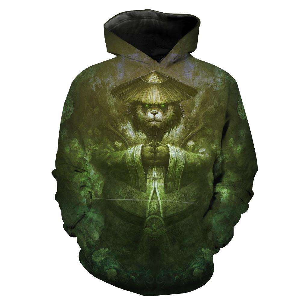 Panda World Of Warcraft Panda Hoodie 3D