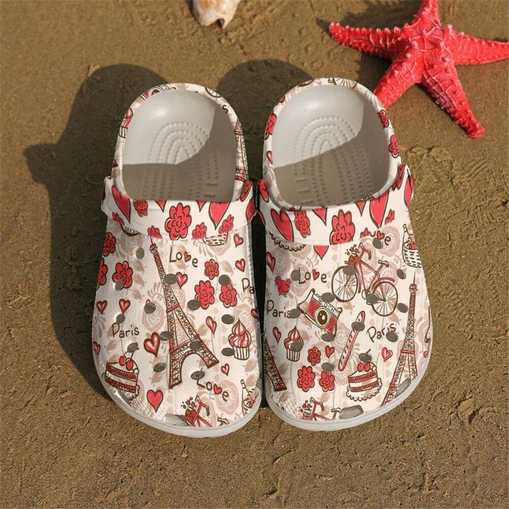Paris Culture Crocs Clog Shoes