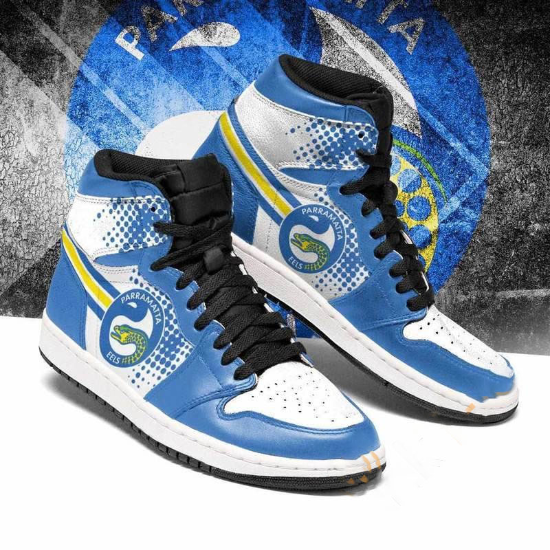 Parramatta Eels Nrl Custom Air Jordan Shoes